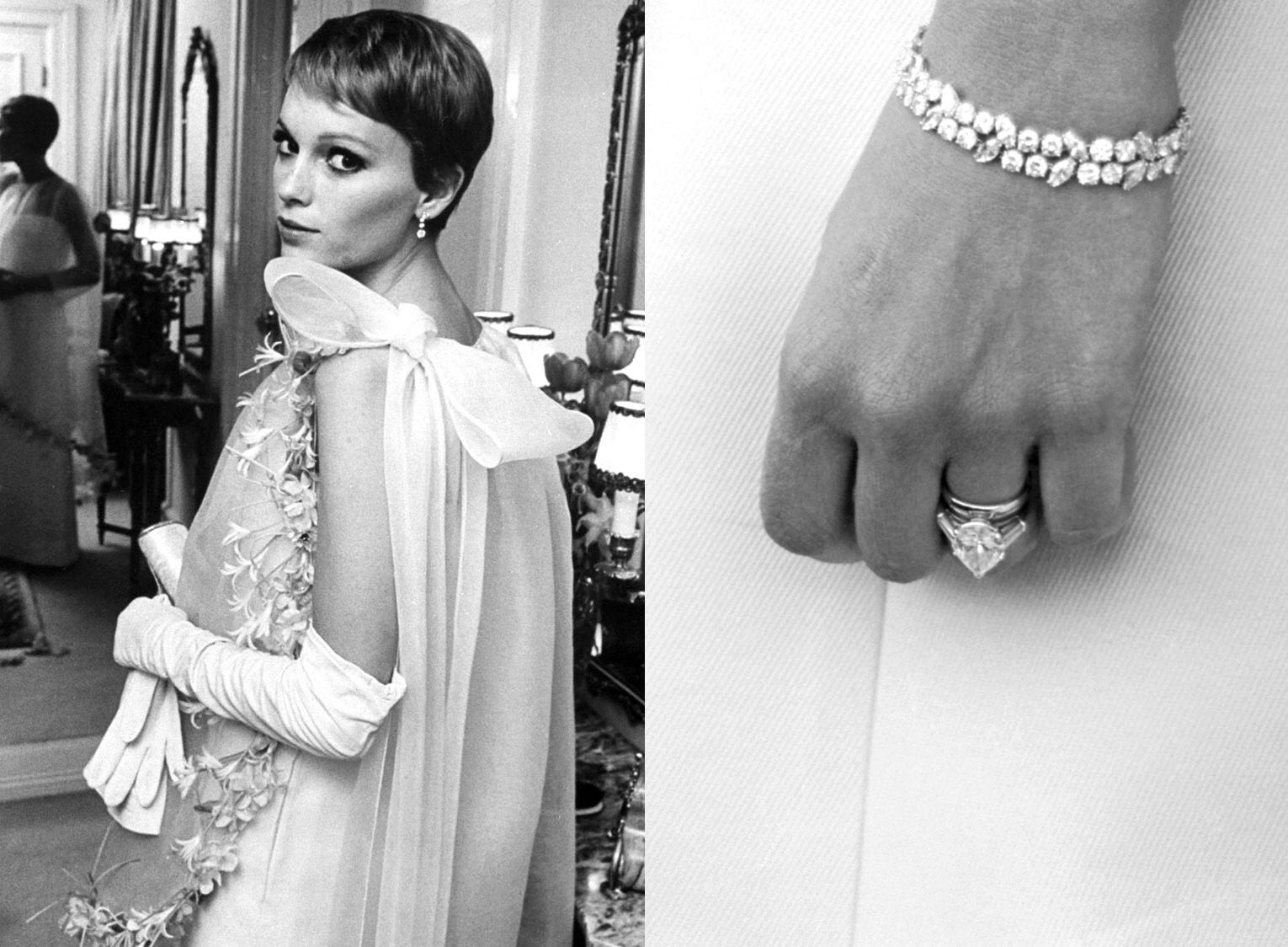 Mia Farrow Engagement ring