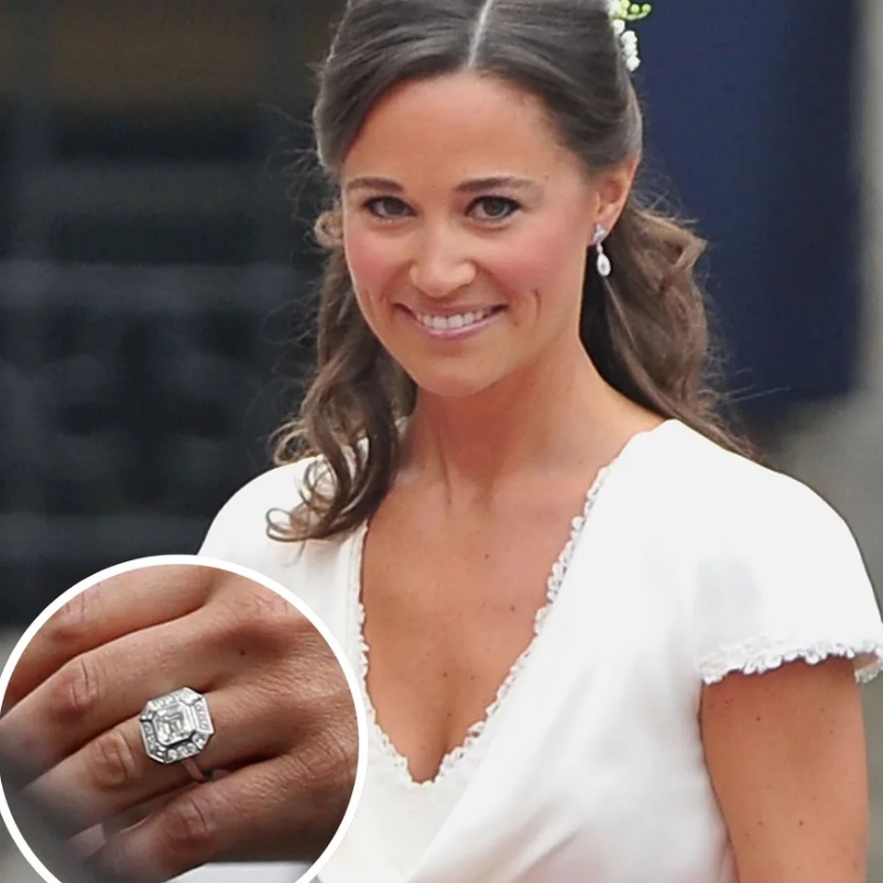 Pippa Middletons asscher cut Engagement Ring