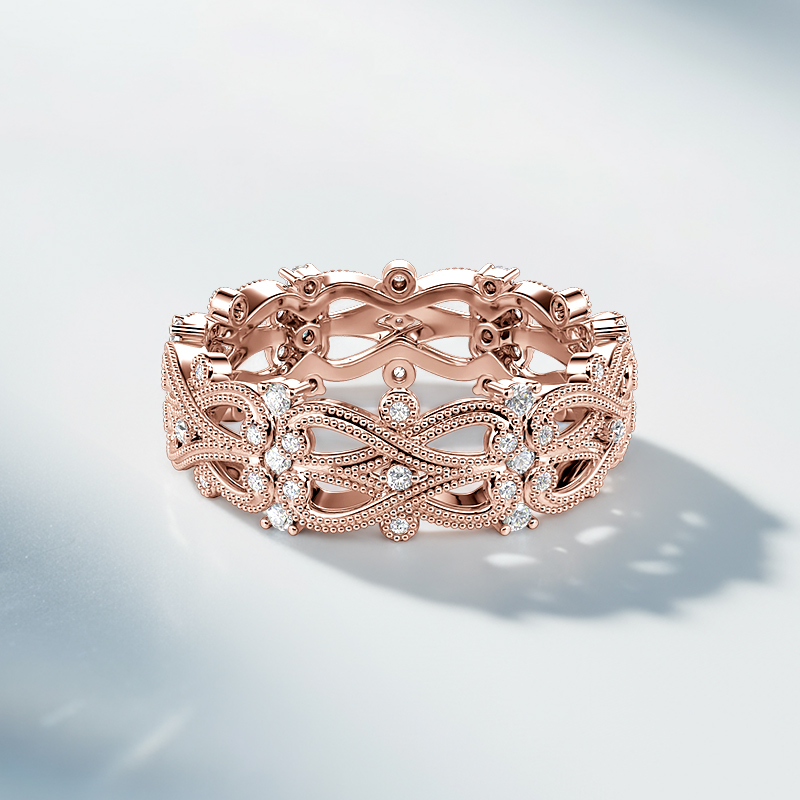 vintage-inspired wedding ring