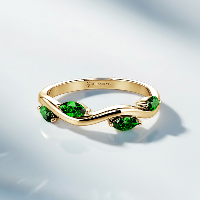 unique wedding ring: nature-inspired 