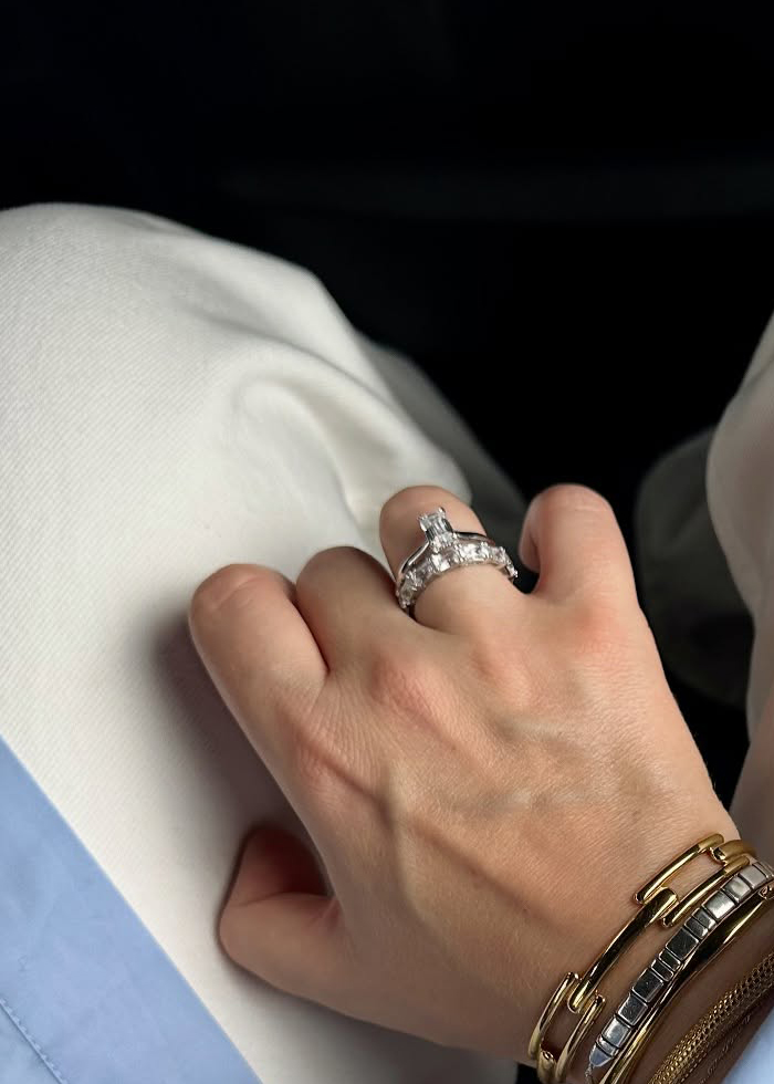 wedding ring stacking inspirations