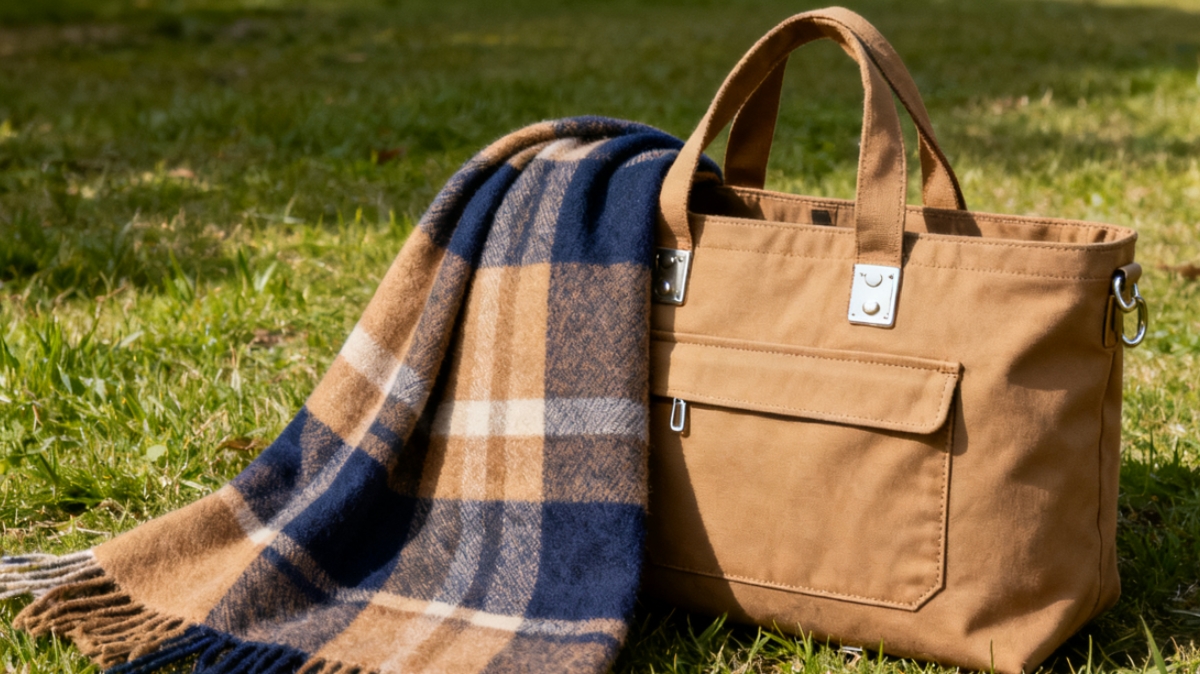 Recycled Fabric Scarves and Tote Bags