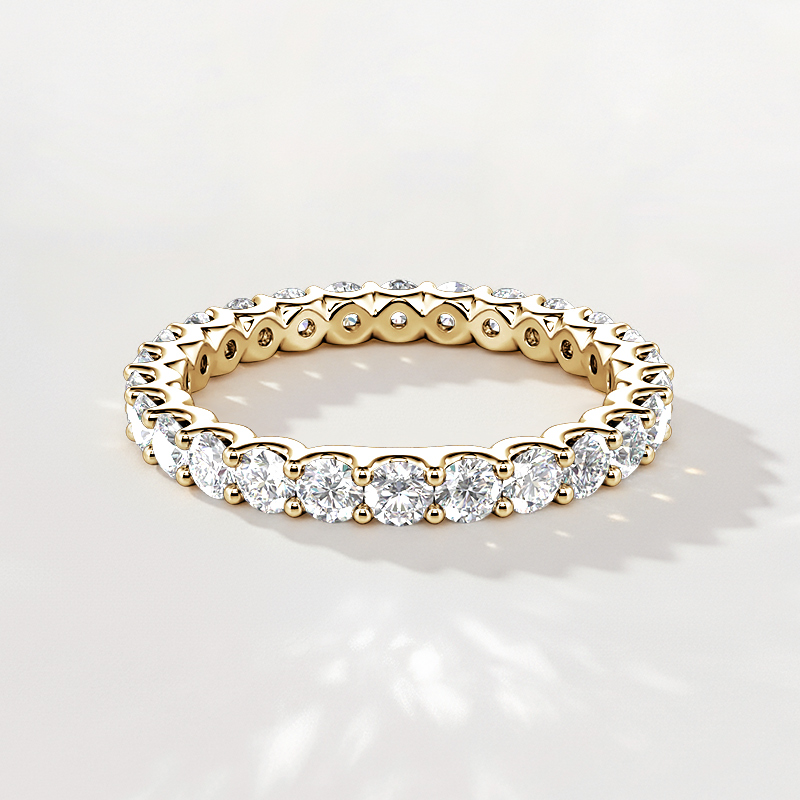 prong-set eternity ring