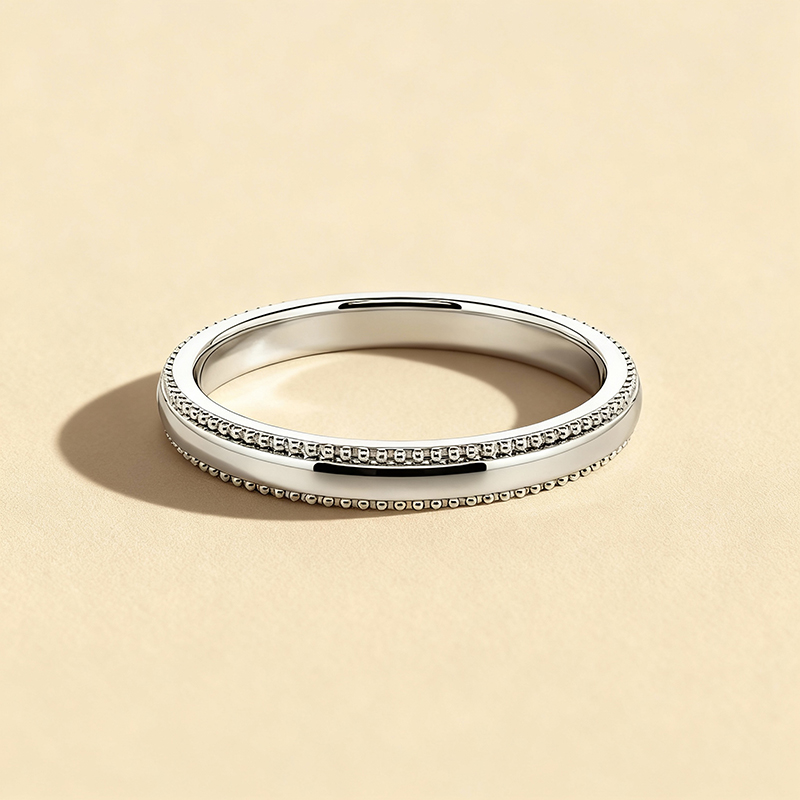 vintage-inspired wedding band
