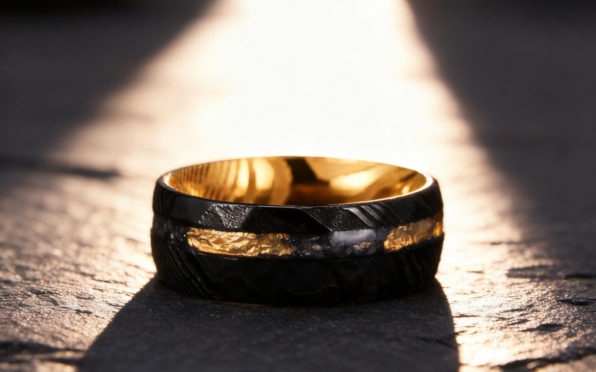 Symbolism of the Black Wedding Band-