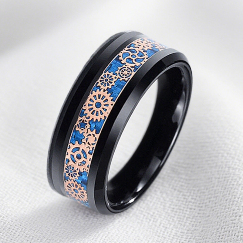 The Nebula Gear 8mm Ceramic Men's Wedding Ring