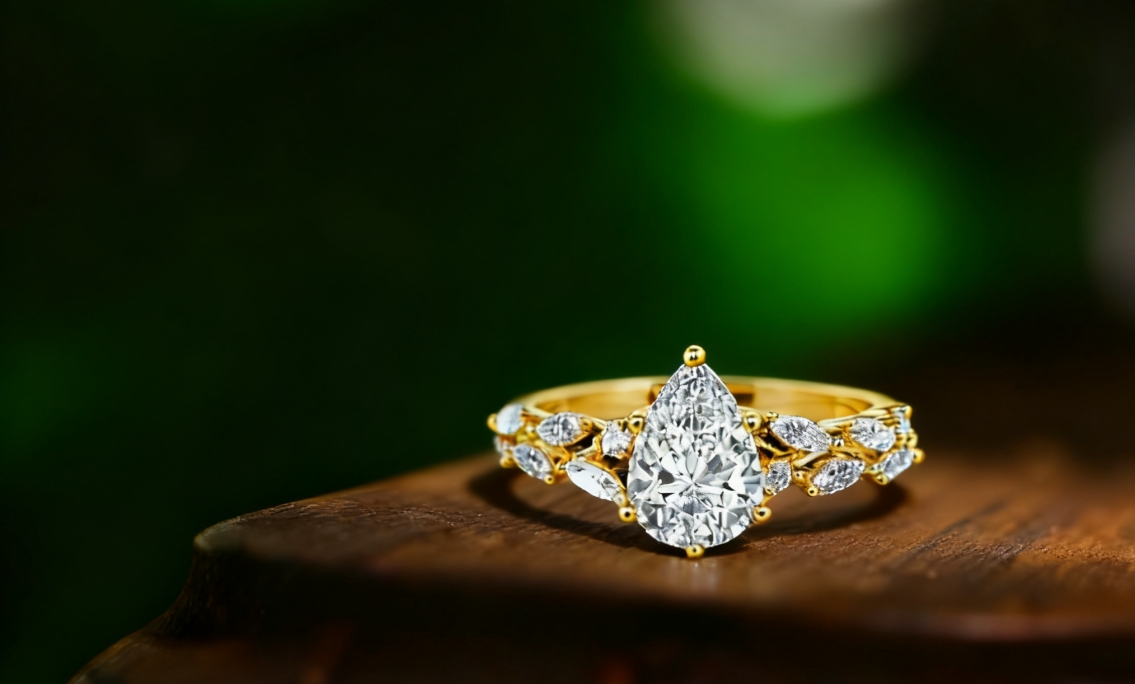 What Does a Leaf Engagement Ring Mean