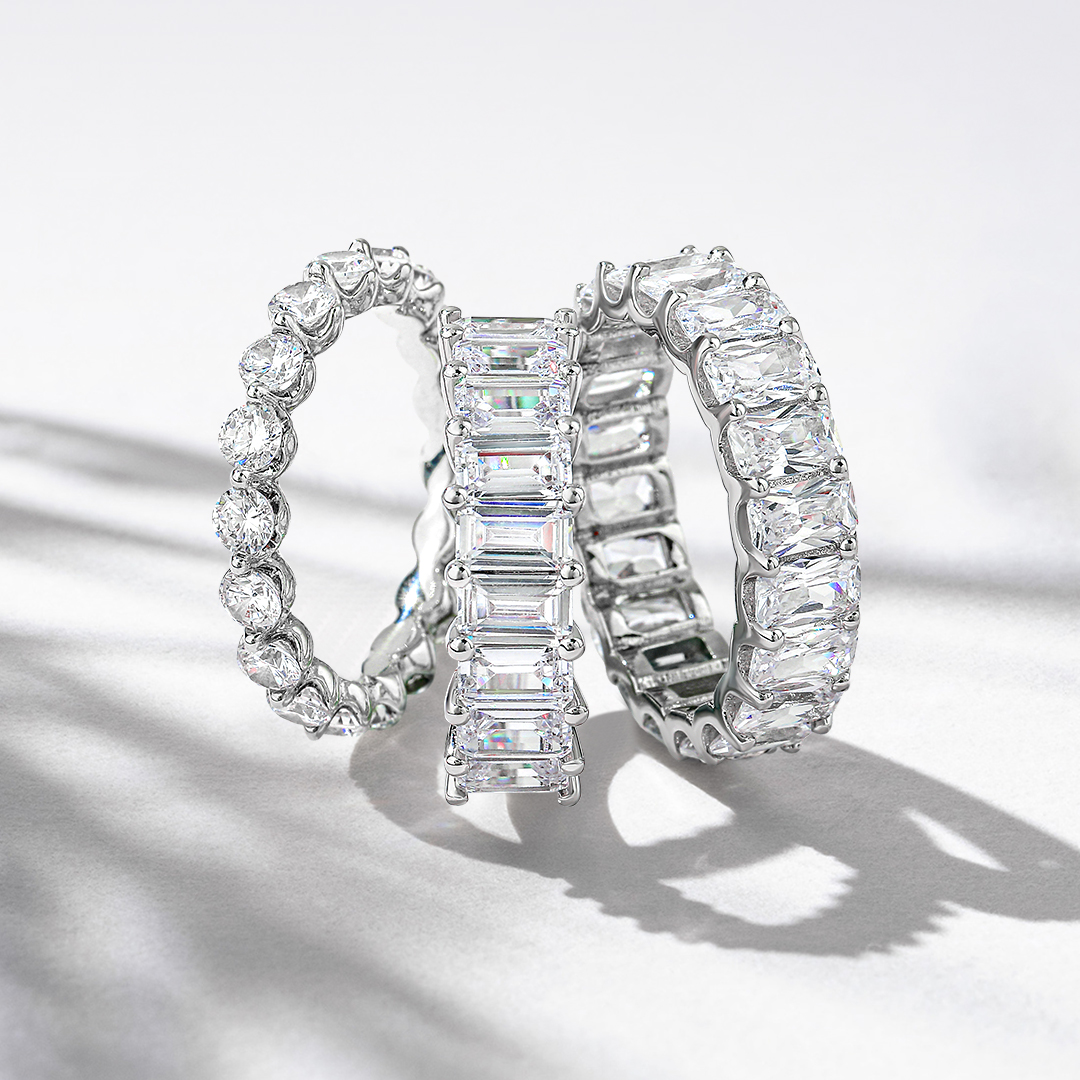 stunning eternity wedding bands
