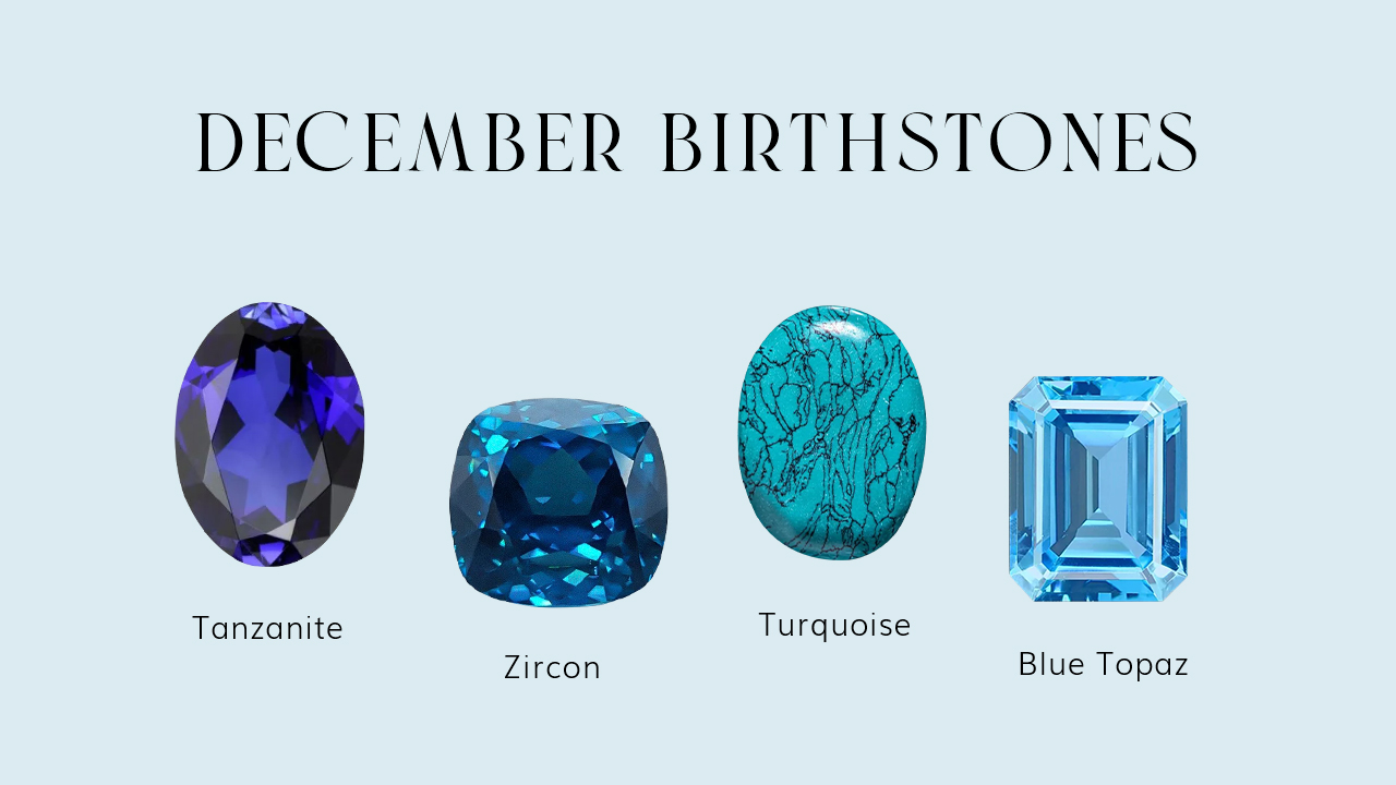 four birthstones of December