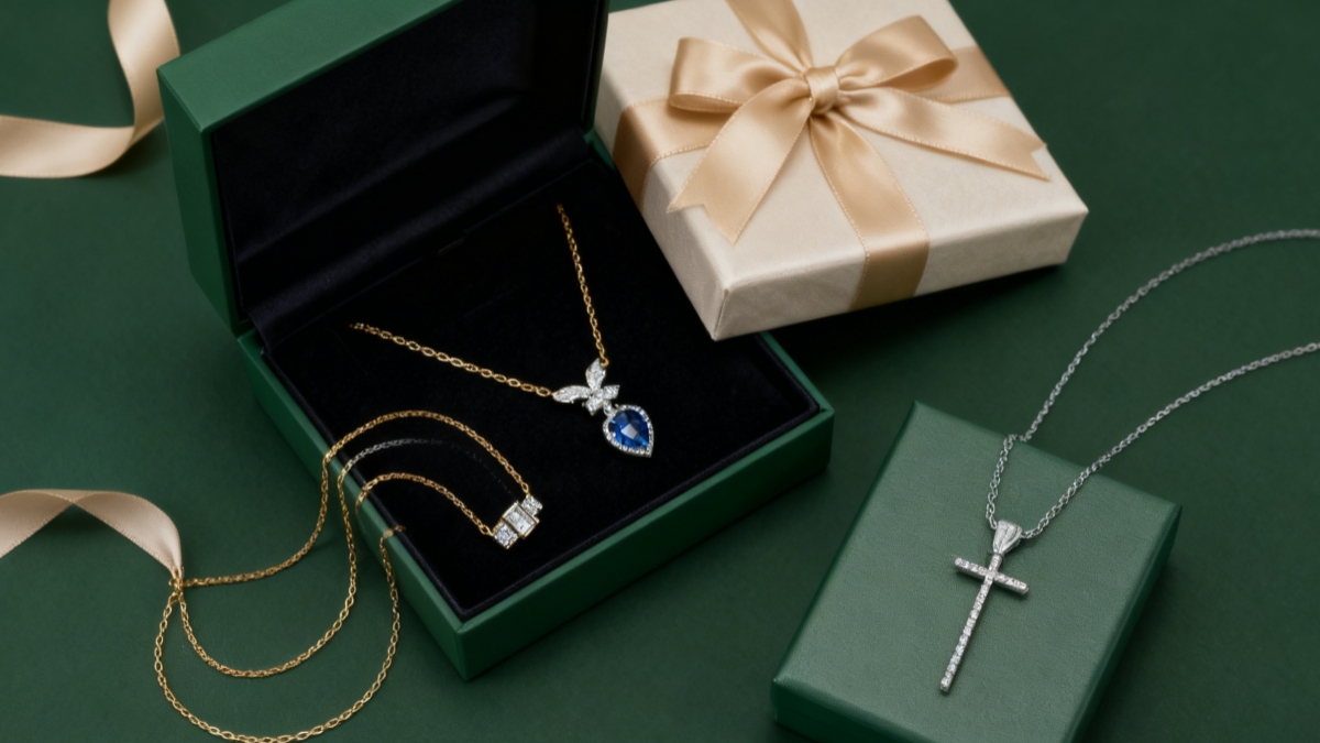holiday jewelry gifts come presented in a box