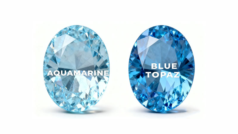 March birthstone: aquamarine vs. December birthstone: blue topaz