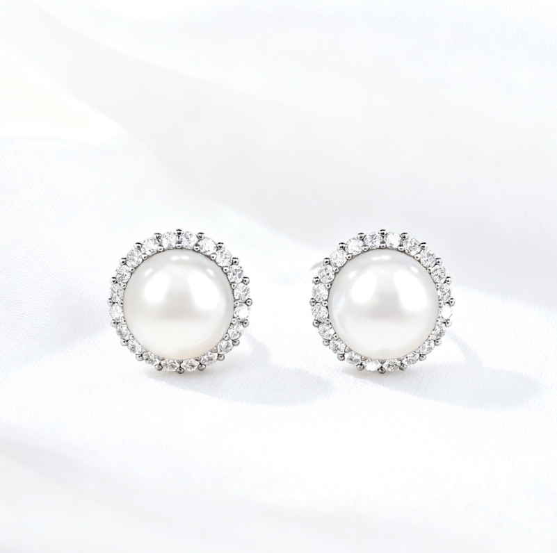 Freshwater Pearl Stud Earrings