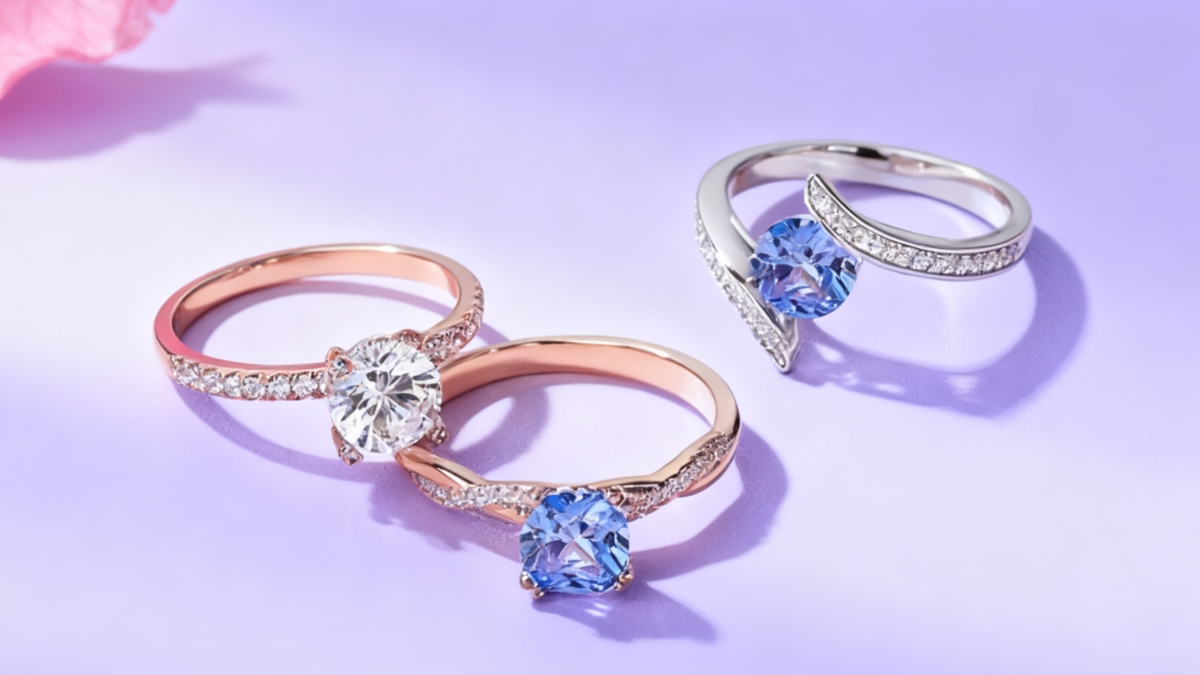 Engagement Rings in Different Materials and Styles