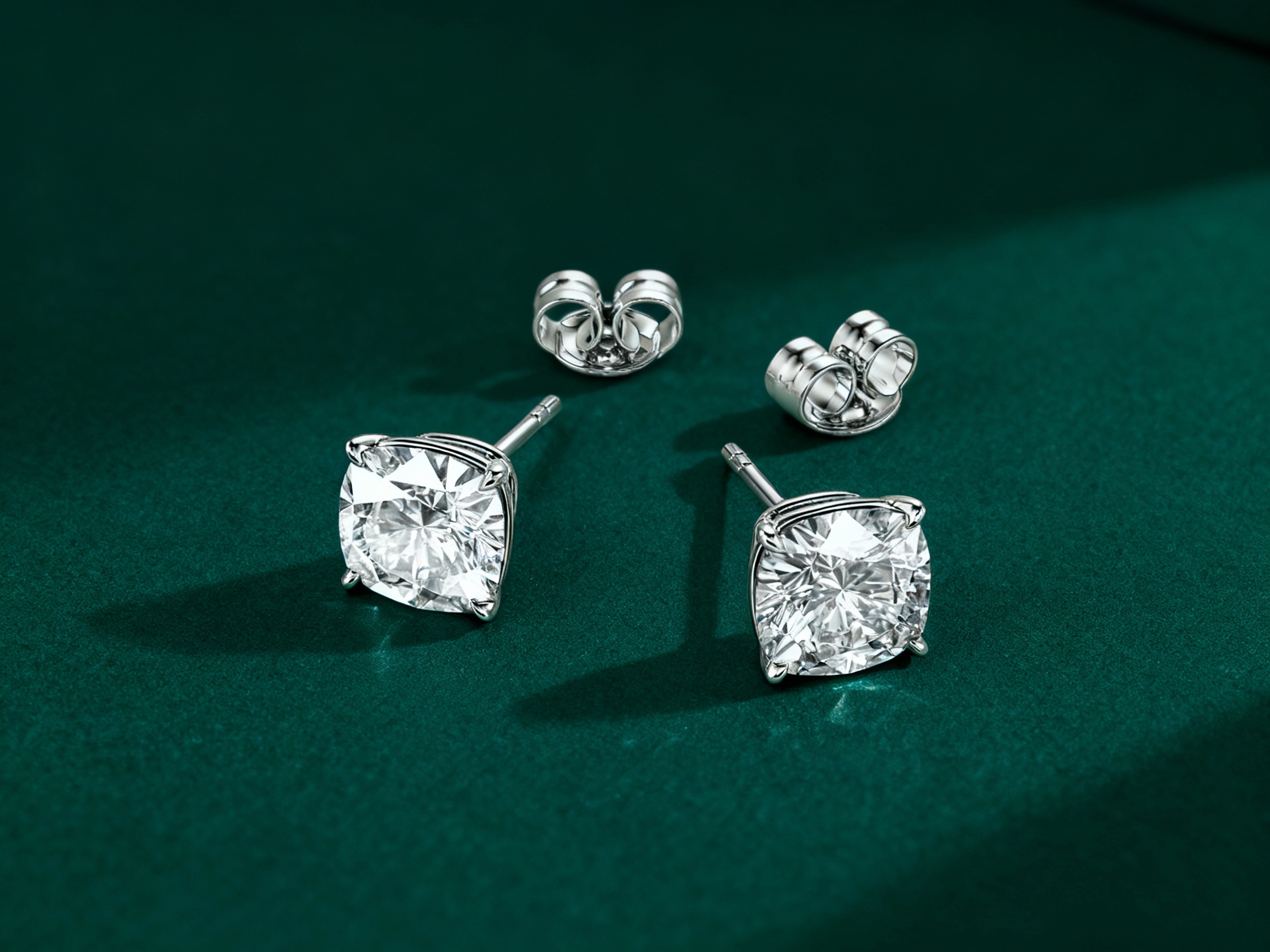 diamond stud earrings