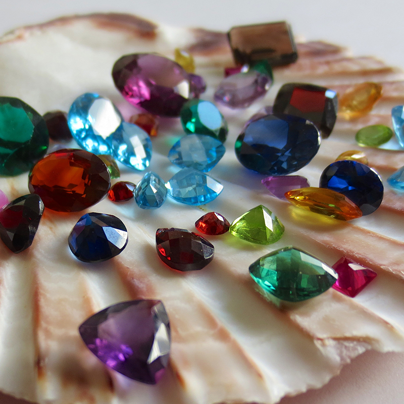 colorful gemstones