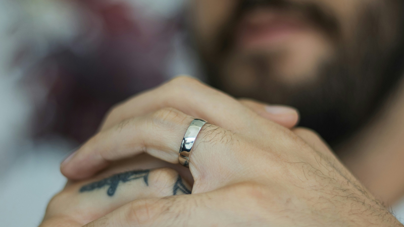 men's engagement ring