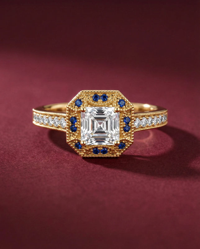 vintage-inspired engagement ring