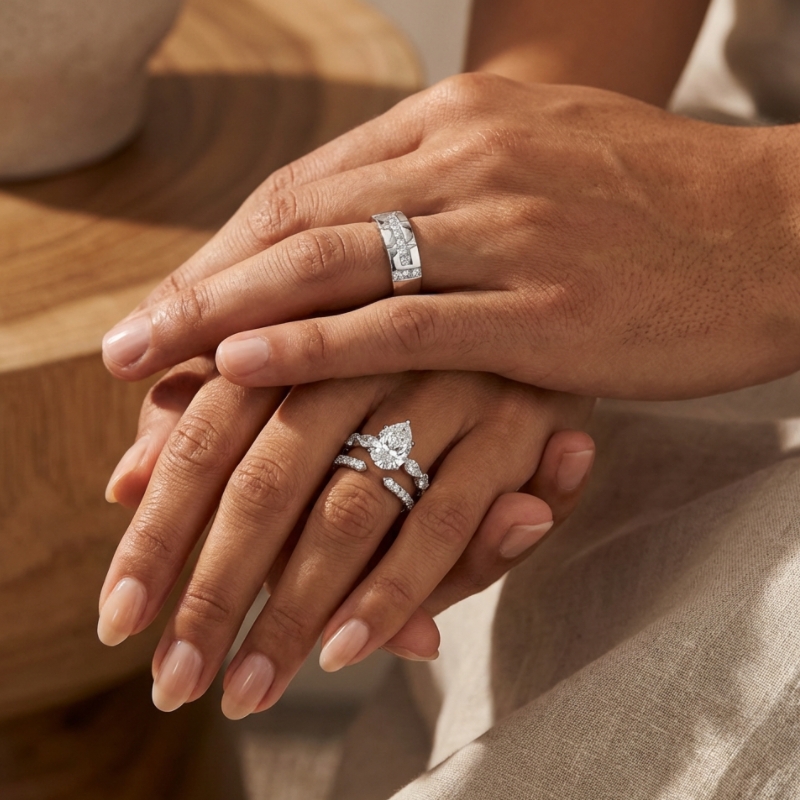 Minimalist and elegant style rings for men and women