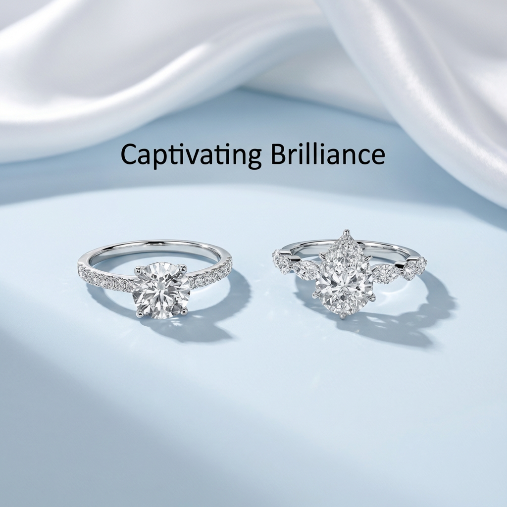 two ethically sourced engagement rings