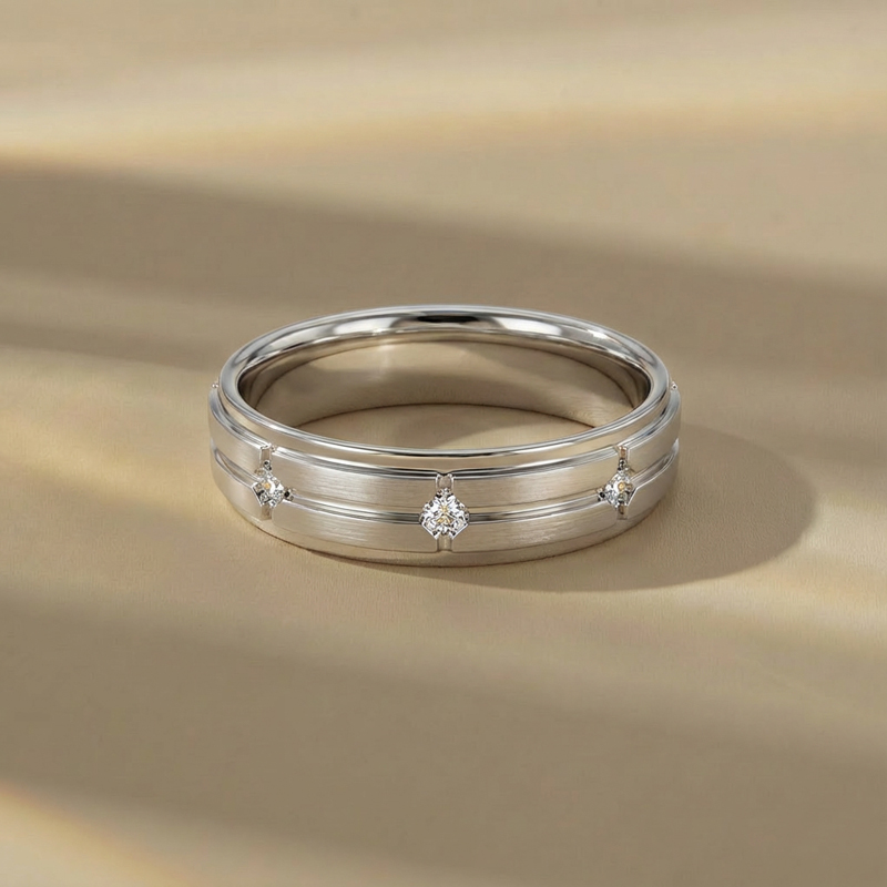platinum men's wedding band
