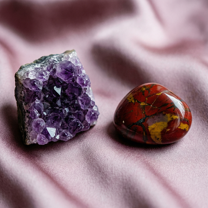 February birthstones: amethyst vs. jasper