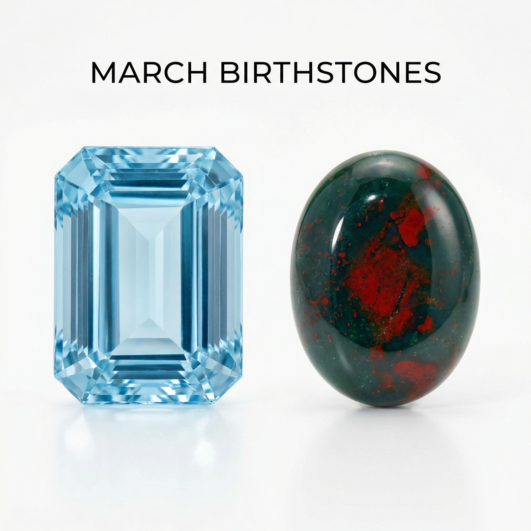 Why March Has Two Birthstones: Aquamarine's Serenity vs. Bloodstone's Vitality