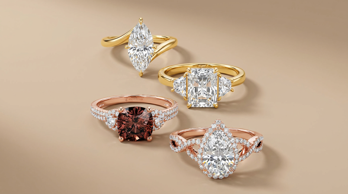 moissanite rings style