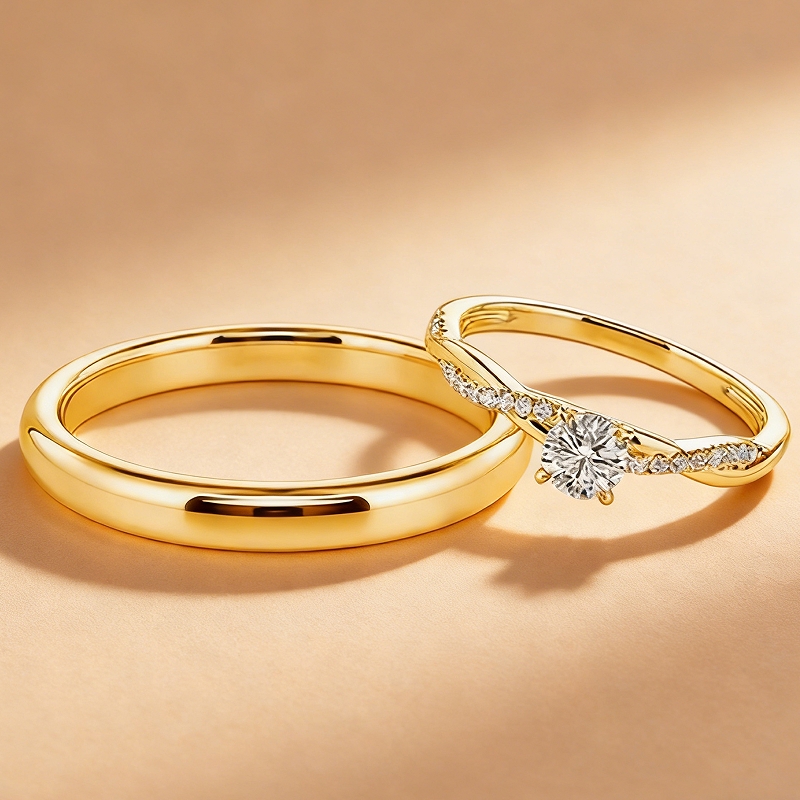 "The Way You Say Forever" Couple‘s Ring Set