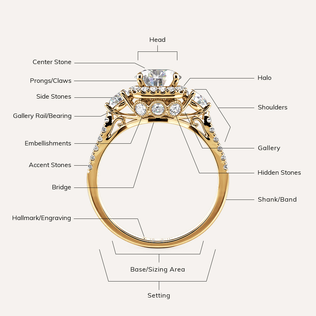 the anatomy of an engagement ring
