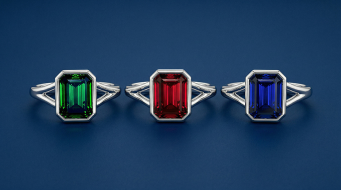 engagement ring: alternatives of diamond