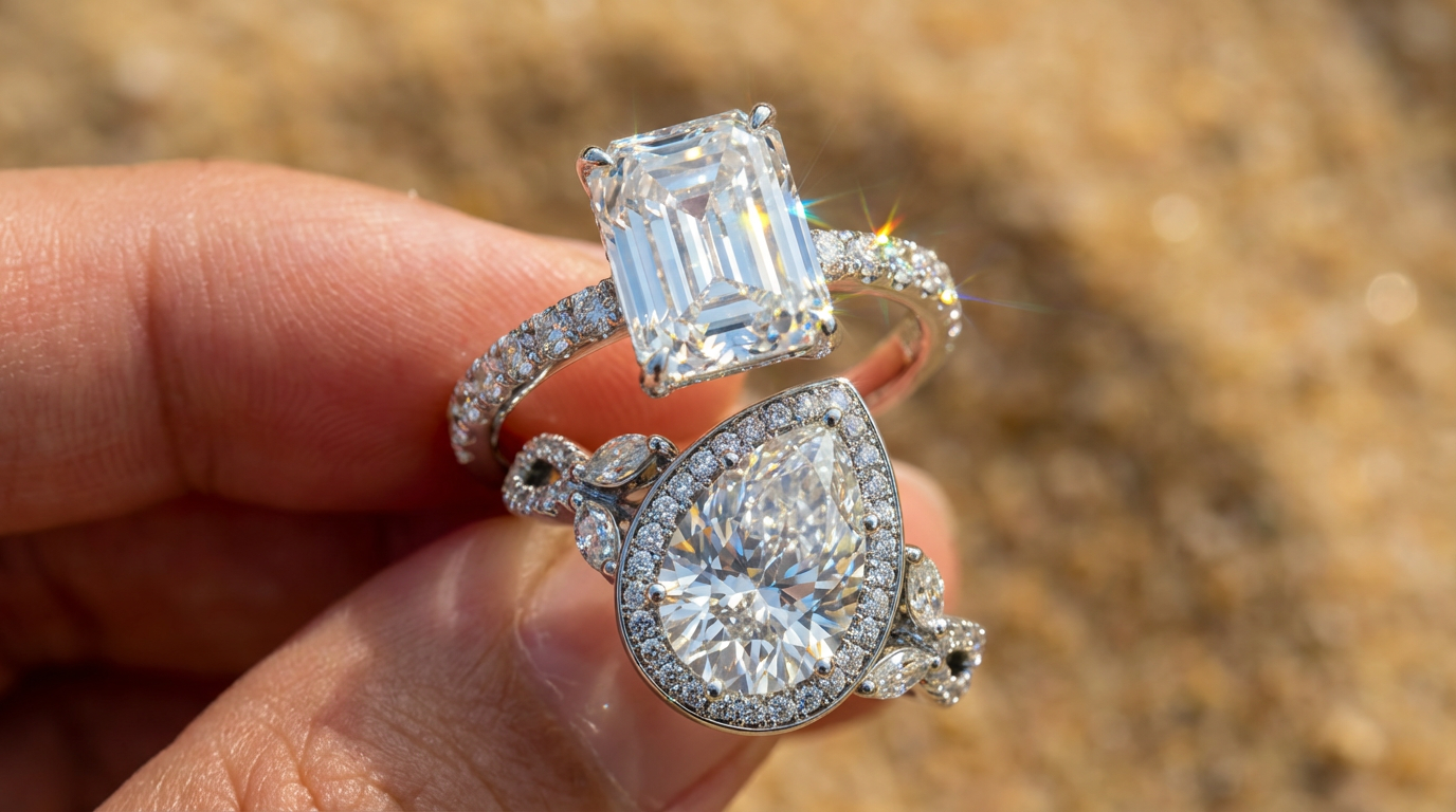 hidden halo vs halo engagement ring