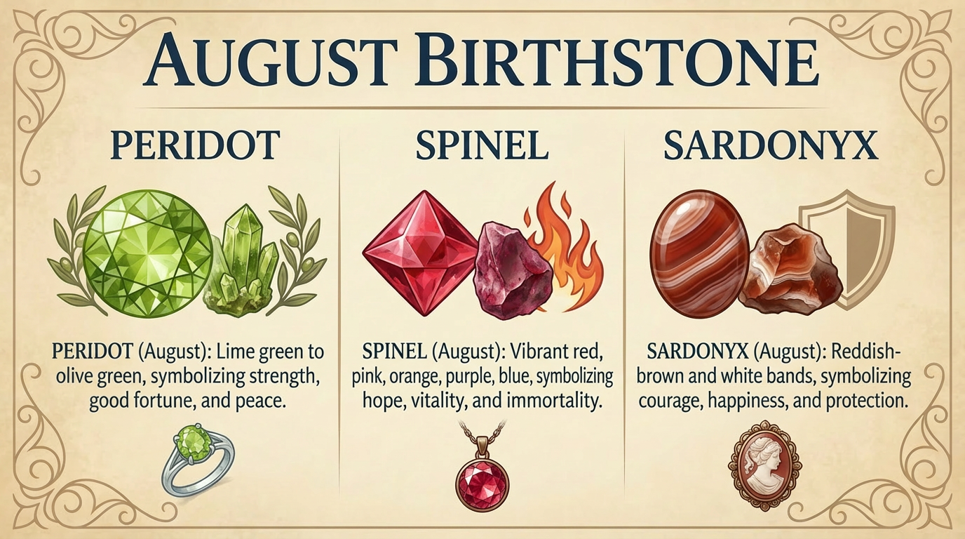 August Birthstone