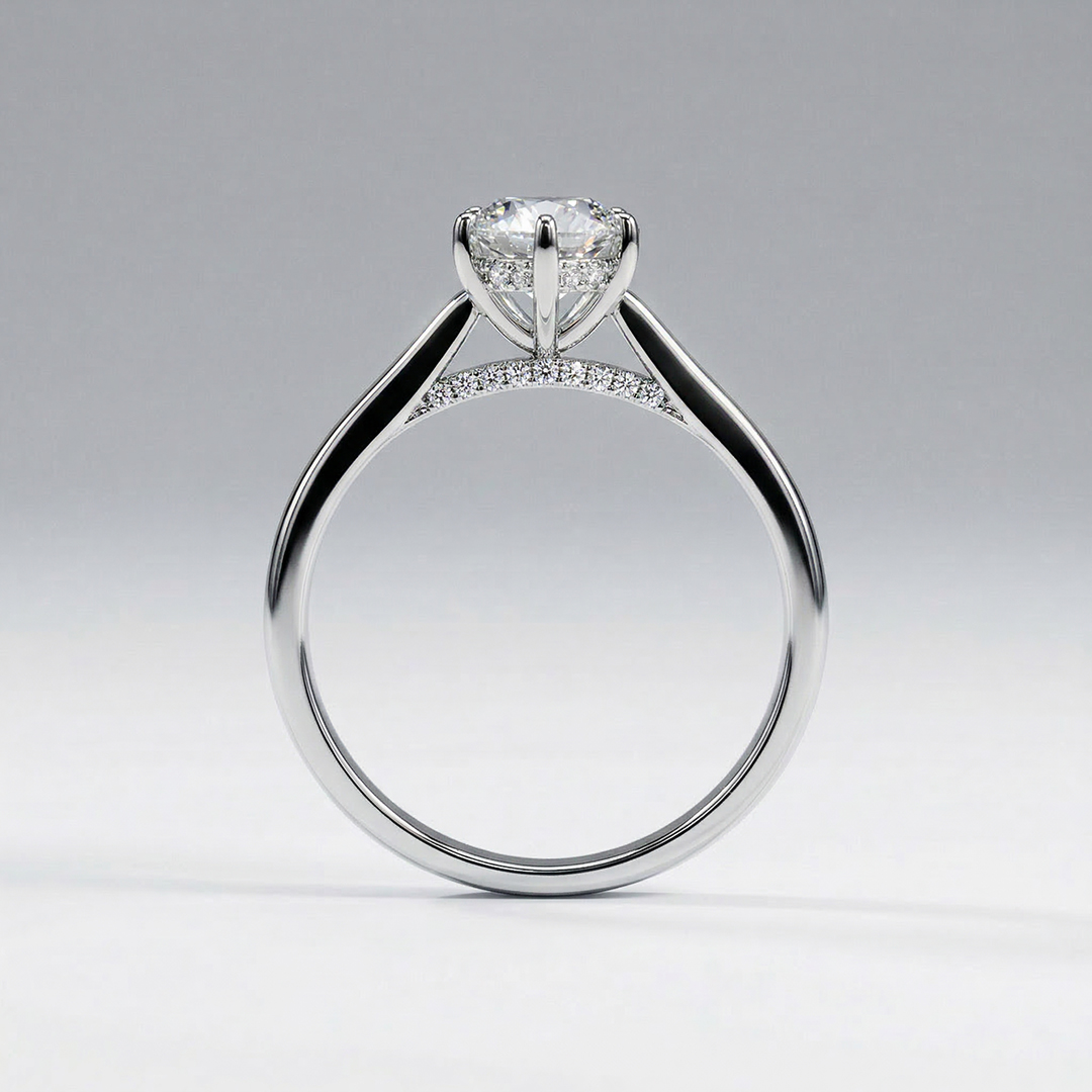 cathedral engagement ring