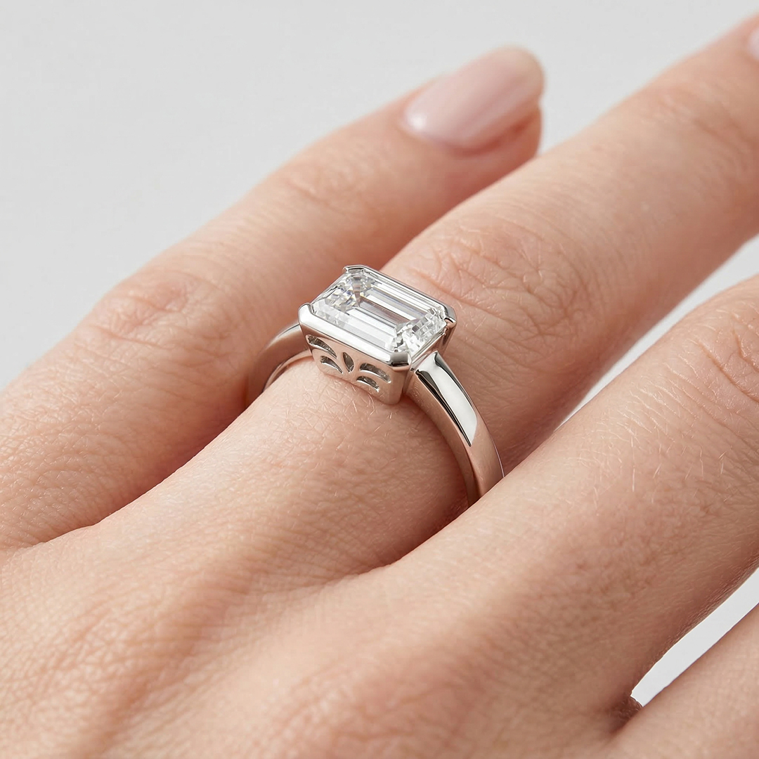 what is a low-set engagement ring