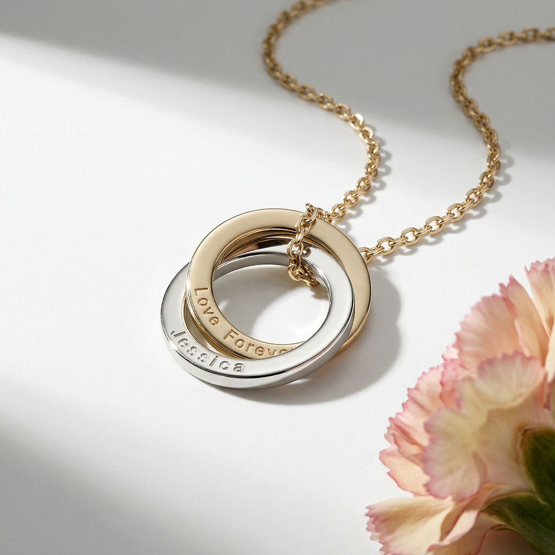 engravable necklace for mom