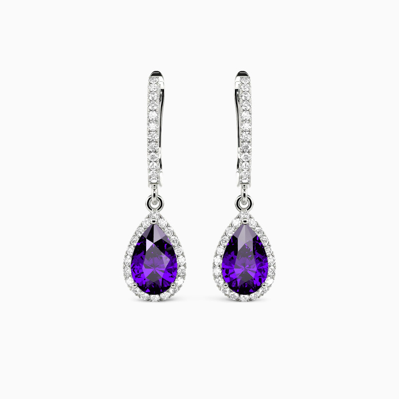 amethyst earrings