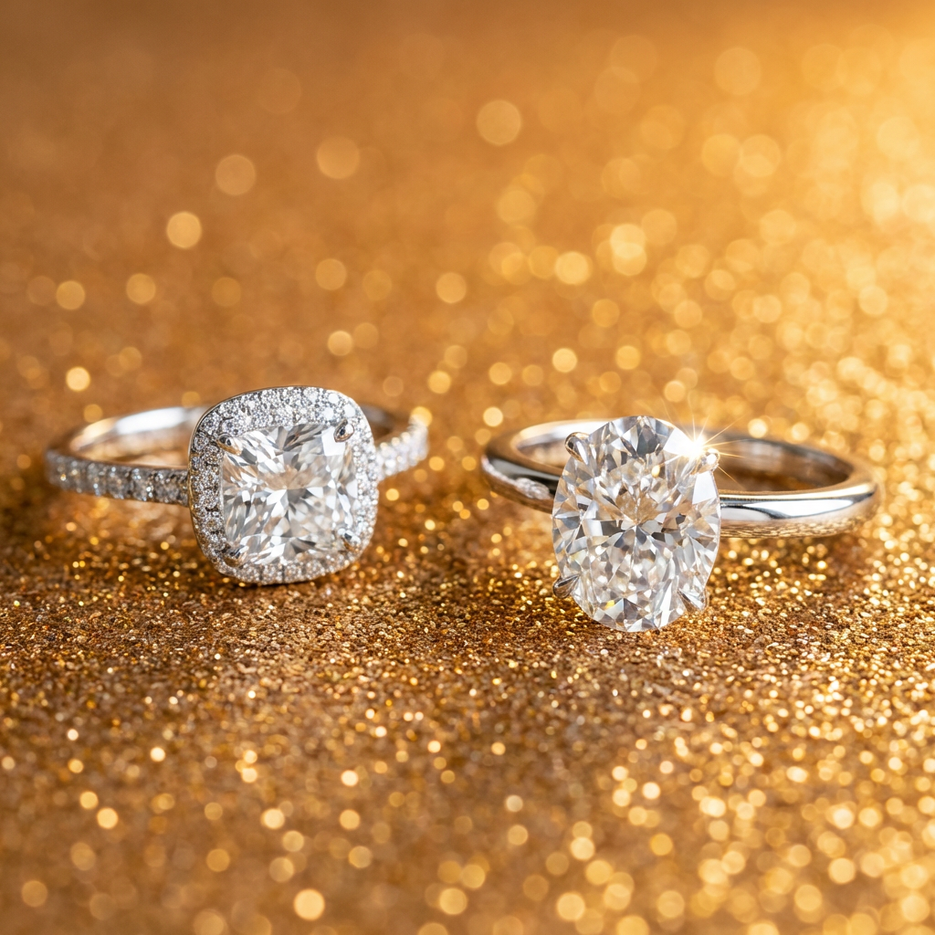 hidden vs halo engagement rings