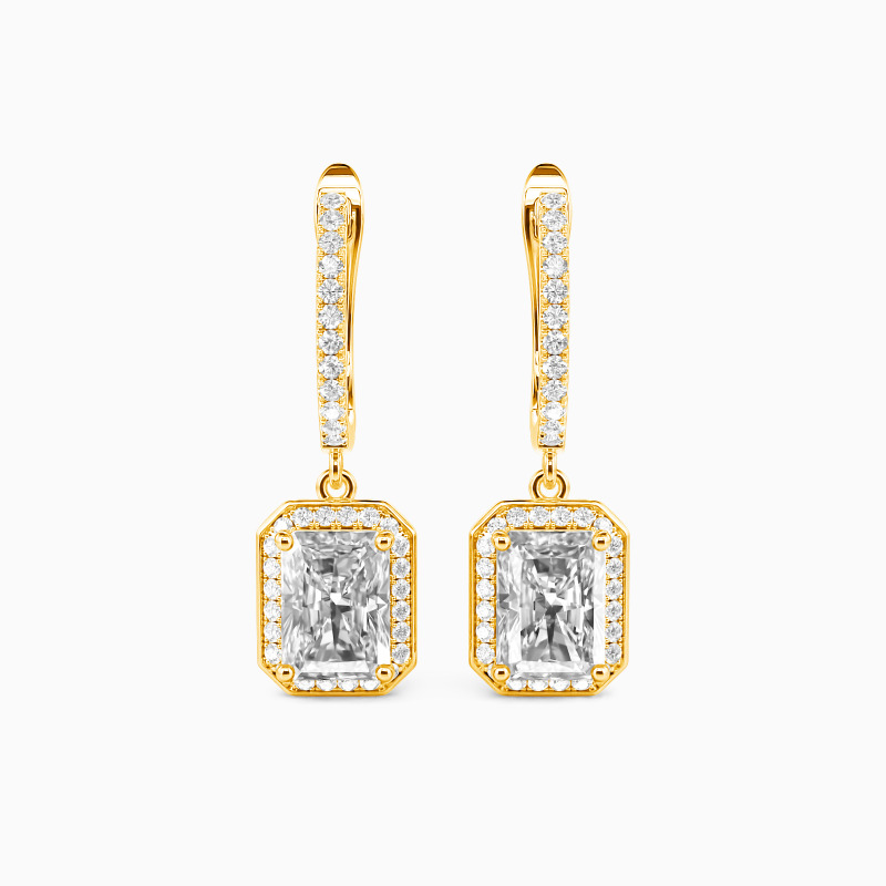 lab grown diamond earrings