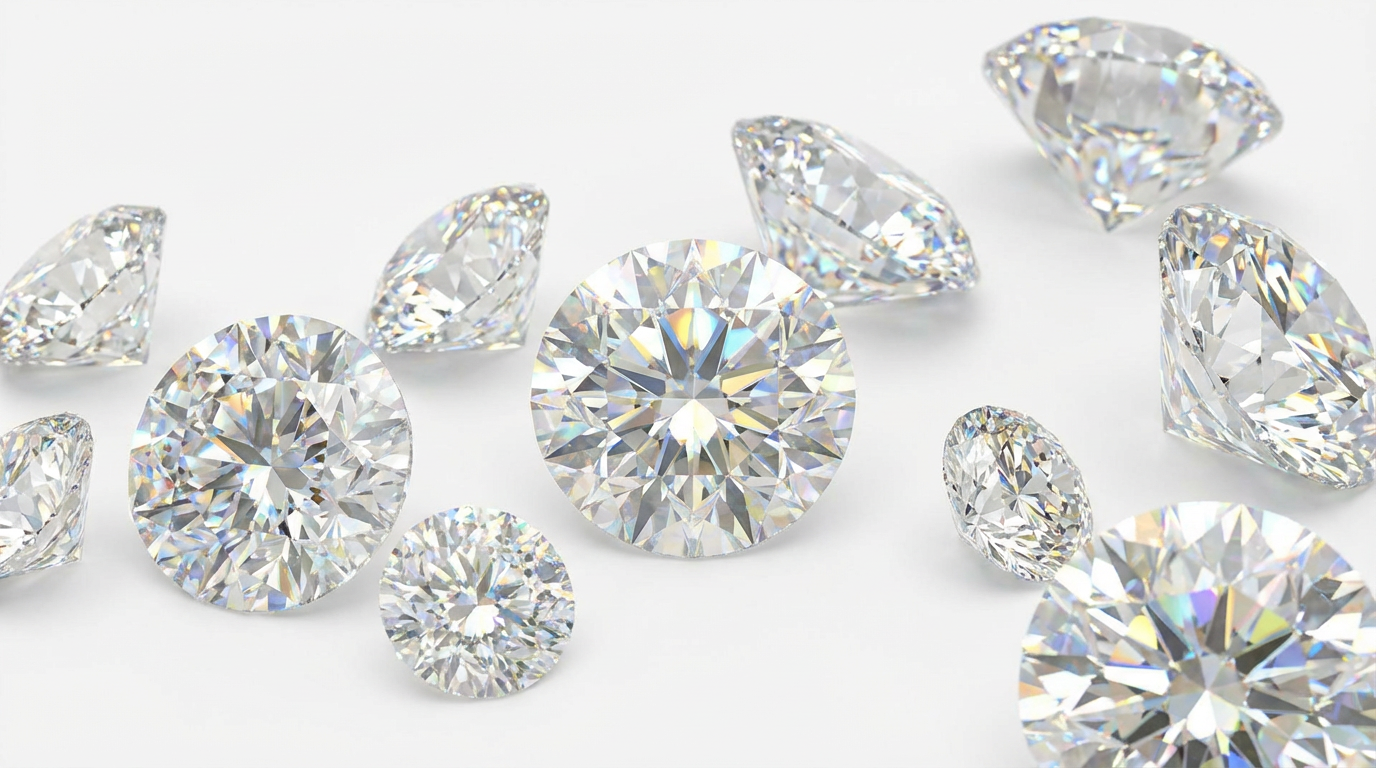 round brilliant cut diamonds