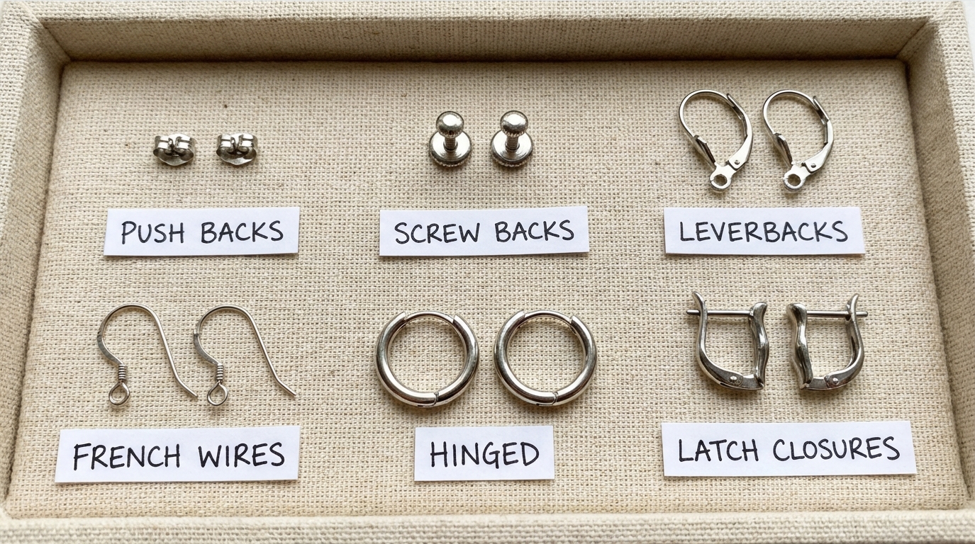 Earring Backs and Closures