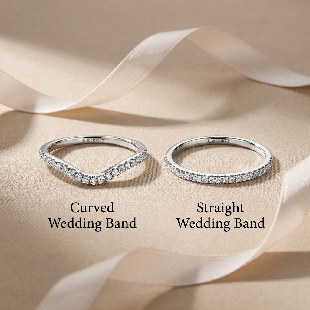 Curved Wedding Band