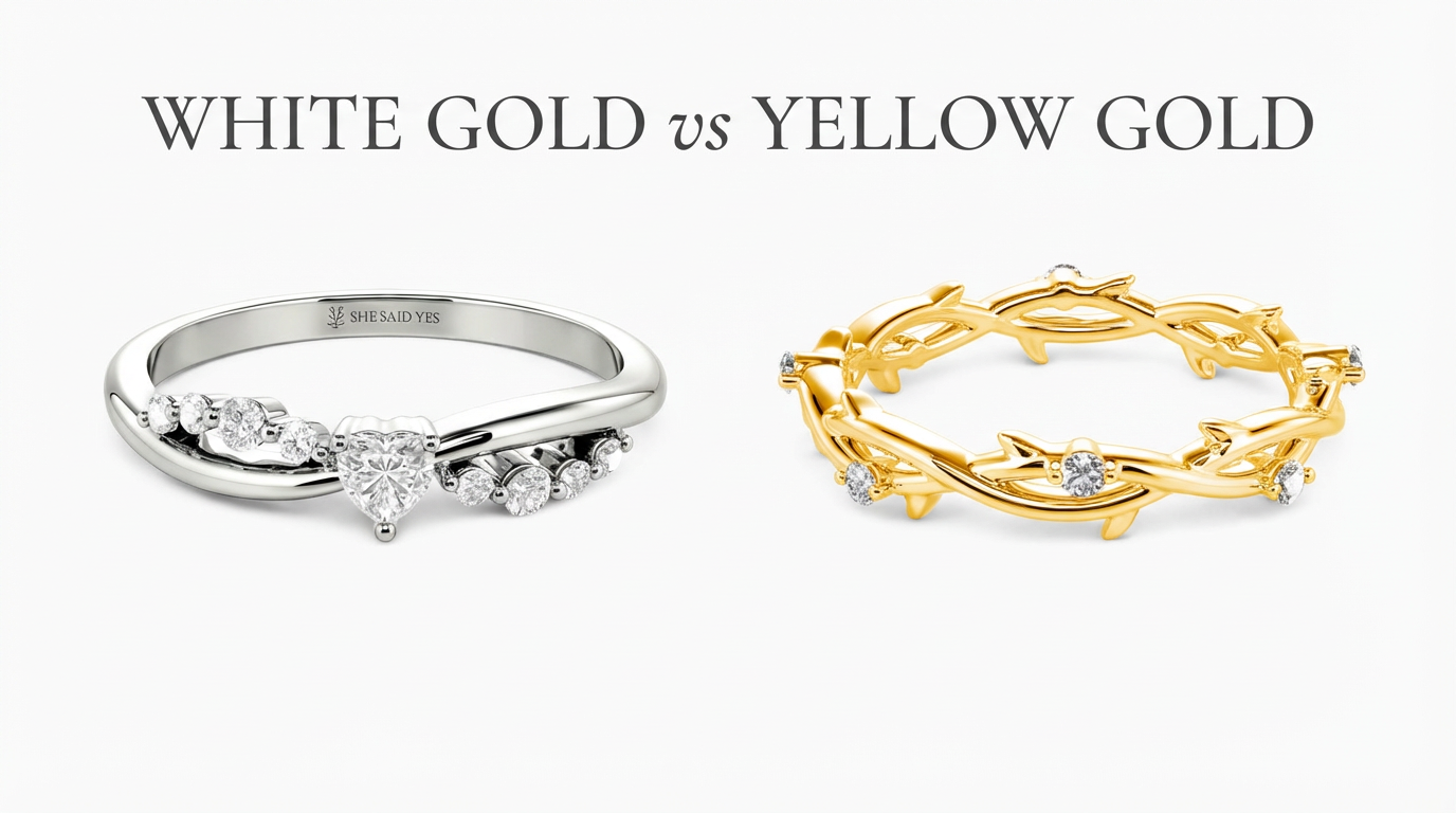 White Gold vs Yellow Gold