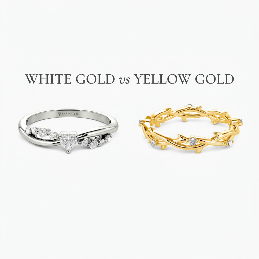 White Gold vs Yellow Gold