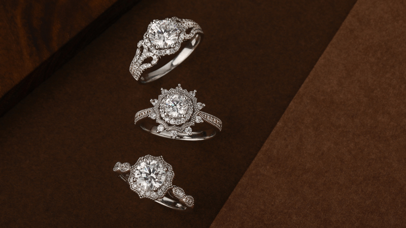 vintage-inspired engagement rings