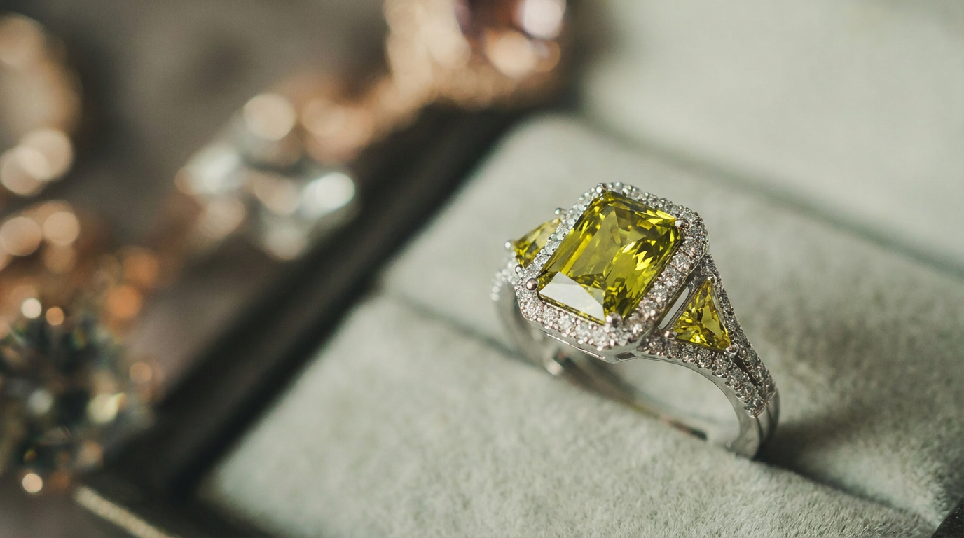 Art Deco three stone rings