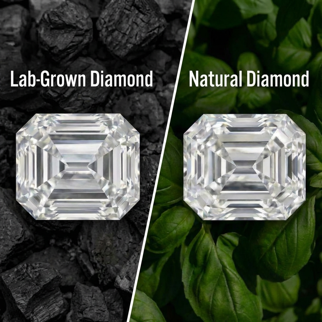Difference Between Lab-Grown Diamond vs Natural Diamond Price