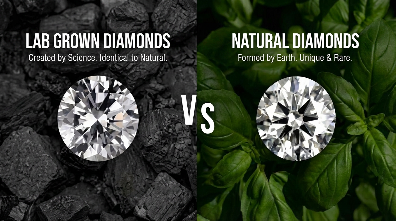 Difference Between Lab-Grown Diamond vs Natural Diamond Price