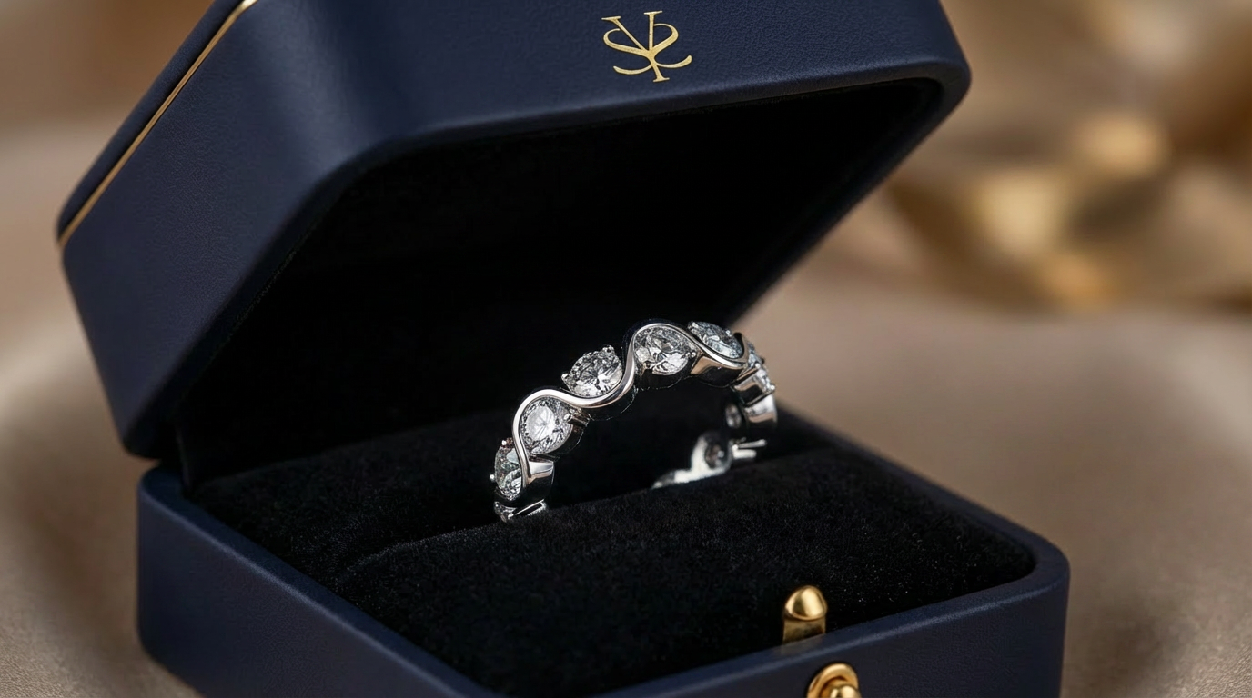 Eternity Ring in gift box