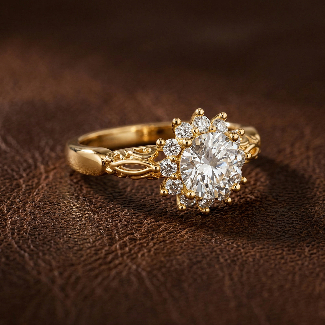 vintage-inspired ring (Victorian style)