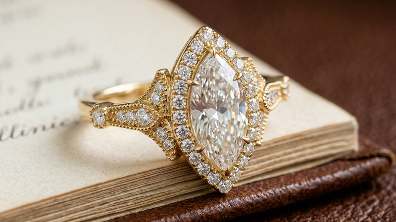 vintage-inspired engagement ring